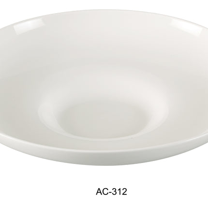 Yanco AC-312 ABCO China 12" x 2 1/2" Mediterranean Pasta Bowl 22Oz