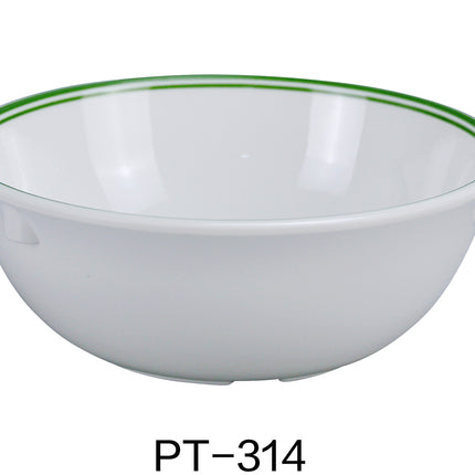 Yanco PT-314 Pine Tree Melamine 4 7/8" Nappie 11 Oz, 1 3/4" Deep