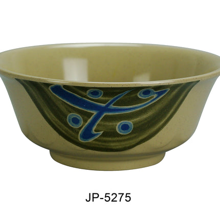 Yanco JP-5275 Japanese Melamine 7" Curved Noodle Bowl 22 Oz