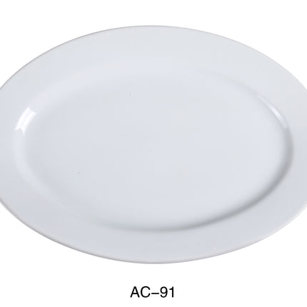 Yanco AC-91 ABCO China 20" x 13" Platter