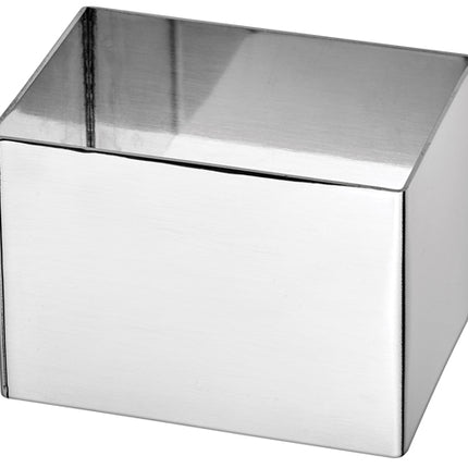 Winco SPM-211T 2 1/2" x 1 3/4" Rectangular Stainless Steel Culinary Pastry Mold