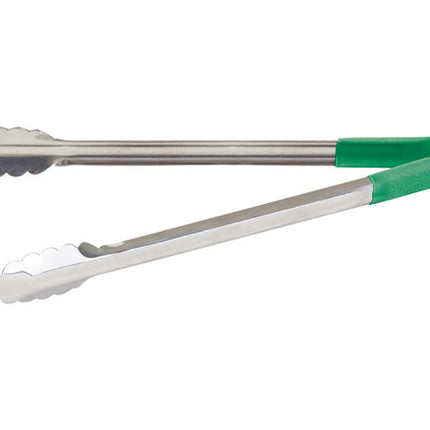 Winco UTPH-16G Green Polypropylene Handle 16" Long Heat-Resistant Heavy-Duty Stainless Steel Utility