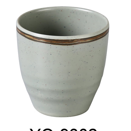 Yanco YO-9302 Yoto Melamine 3" x 3"H Spoon Tea Cup 7 Oz