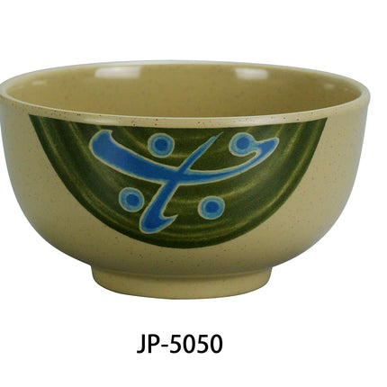 Yanco JP-5050 Japanese Melamine 5" Soup Bowl 14 Oz