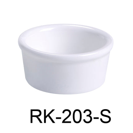 Yanco RK-203-S Accessories China 2 3/4" x 1 1/4" Ramekin 3 Oz