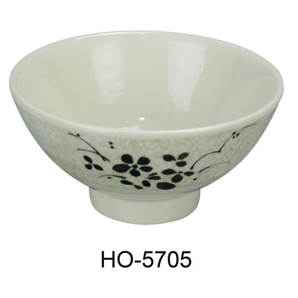 Yanco HO-5705 Honda Melamine 4 3/4" x 2 1/2"H Rice Bowl 10 Oz