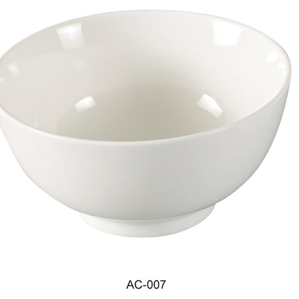 Yanco AC-007 ABCO China 4 1/2" Rice Bowl 8.5 Oz