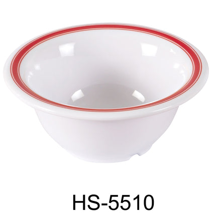 Yanco HS-5510 Houston Melamine 5 1/2" x 2 1/4"H Soup Bowl-10 Oz