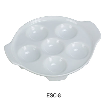Yanco ESC-8 Accessories China 8 1/2" Escargot Dish