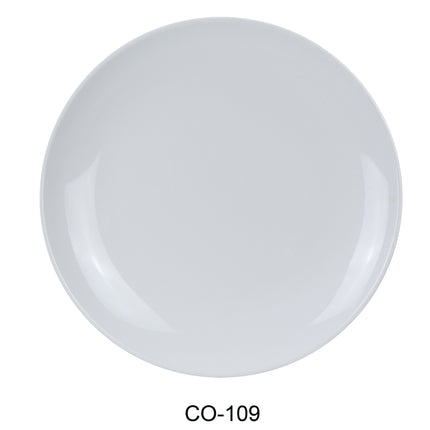 Yanco CO-109 Coupe Pattern Melamine 9" Round Plate