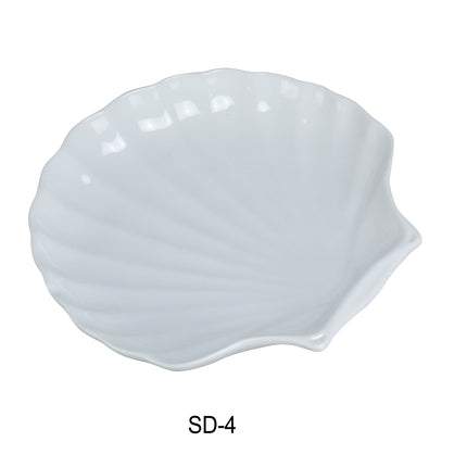 Yanco SD-4 China 4" Shell Dish