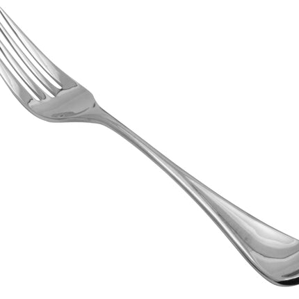 Winco Z-CL-05 Cadenza Claret 8 1/8" Stainless Steel Dinner Fork - 12/Case