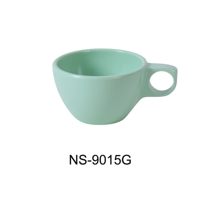 Yanco NS-9015G Nessico Melamine 3 3/4" Ovide Cup 7 Oz Green