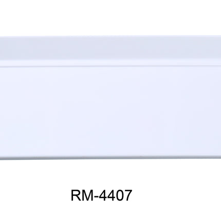 Yanco RM-4407 Rome Melamine 13 3/4" x 6 1/2" Rectangular Plate