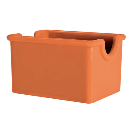 GET SC-66-RO Rio Orange SAN-Plastic 3.5" X 2.5" Plastic Sugar Caddy - 24/Case