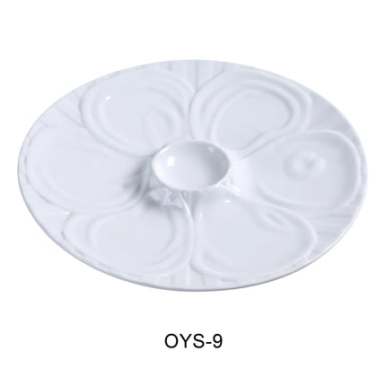 Yanco OYS-9 China 9" Oyster Plate