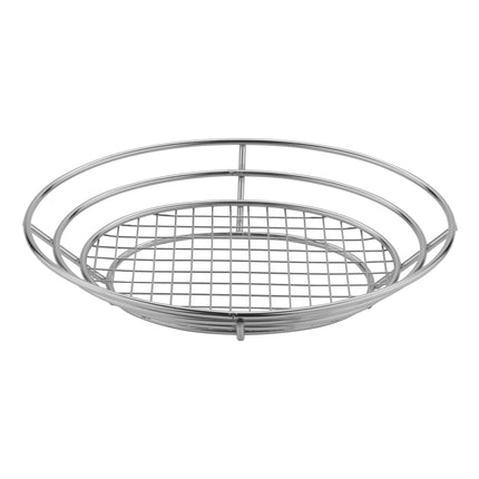 GET 4-83814 Silver Stainless Steel 11'' Server With Grid Base - 24/Case