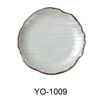 Yanco YO-1009 Yoto Melamine 9" x 1" Round Coupe Plate