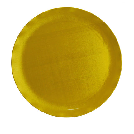 Yanco CAT-1016G Catering 16" Round Plate - Gold - 72/Case