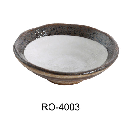 Yanco RO-4003 Rockeye China 3 1/2" Sauce Dish 1.5 Oz