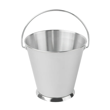 GET 4-80822 Silver Stainless Steel 6" Round Serving Pail - 12/Case