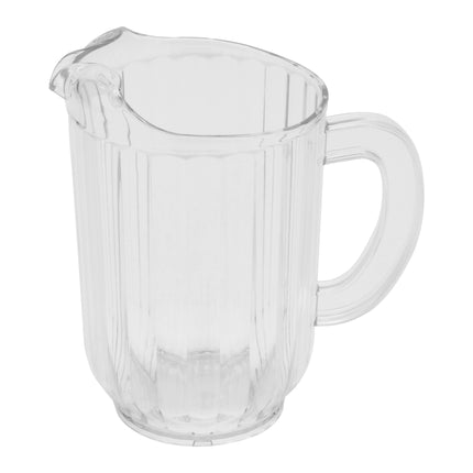 GET P-2064-1-CL Tahiti Clear SAN-Plastic 60 Oz., 7.5" Pitcher - 12/Case