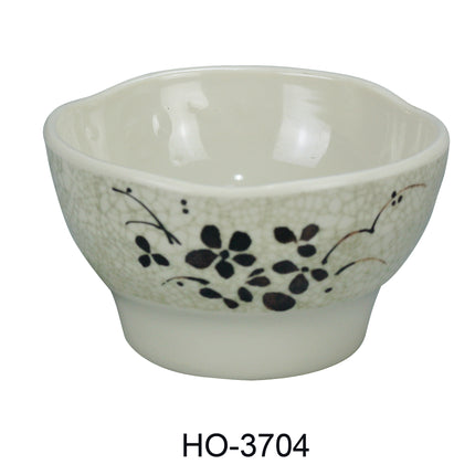 Yanco HO-3704 Honda Melamine 4 1/4" x 2 1/2"H Rice Bowl  8 Oz