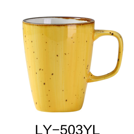 Yanco LY-503YL Lyon China 3 1/4" x 4" Mug 10 Oz Yellow