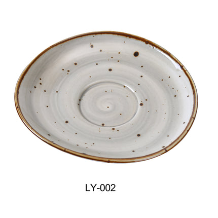 Yanco LY-002 Lyon China 6 1/2" x 3/4"Saucer