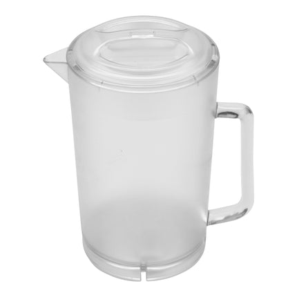 GET P-3064-1-CL Tahiti Clear SAN-Plastic 64 Oz., 7.5" Textured Pitcher - 12/Case