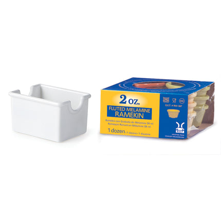 GET SP-SC-66-W White SAN-Plastic 3.5" X 2.5" Plastic Sugar Caddy - 24/Case