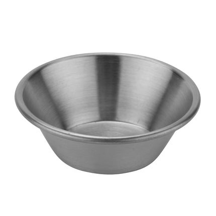 GET 4-84100 Silver Stainless Steel 2.75" Condiment Cup 2 Oz. - 48/Case