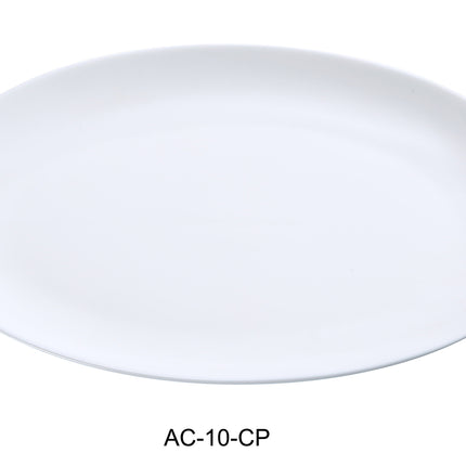 Yanco AC-10-CP ABCO China 10" x 7" Coupe Platter