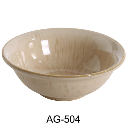 Yanco AG-504 Agate China 4 3/4" x 1 3/4" Rice Bowl 8 Oz