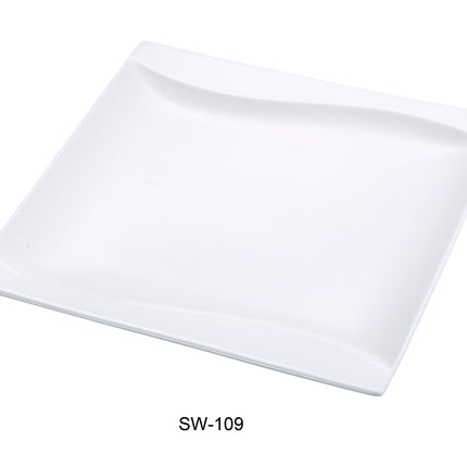 Yanco SW-109 China 9" Square Plate