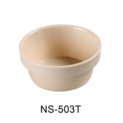 Yanco NS-503T Nessico Melamine 3 7/8" Sauce Cup/Ramekin 4 Oz Tan