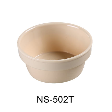 Yanco NS-502T Nessico Melamine 2 7/8" Sauce Cup/Ramekin 2.5 Oz Tan