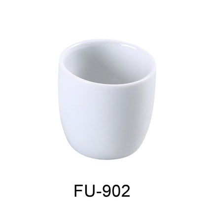 Yanco FU-902 Fuji China 1 1/2" x 1 1/2" Wine Cup 1.5 Oz