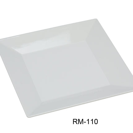 Yanco RM-110 Rome Melamine 10" Square Plate