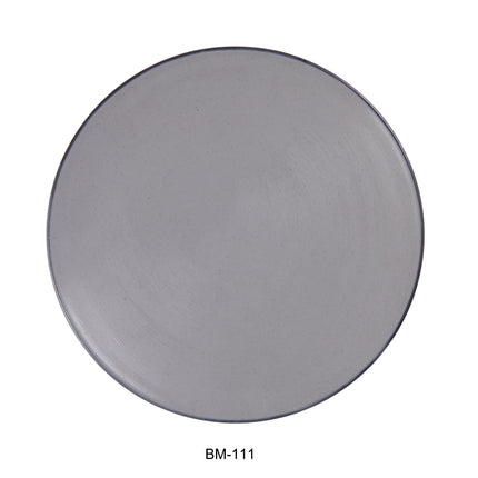 Yanco BM-111 Birmingham Melamine 11-1/2" x 1-1/4" Round Plate