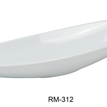 Yanco RM-312 Rome Melamine 12 1/2" x 3 3/4" Boat Plate