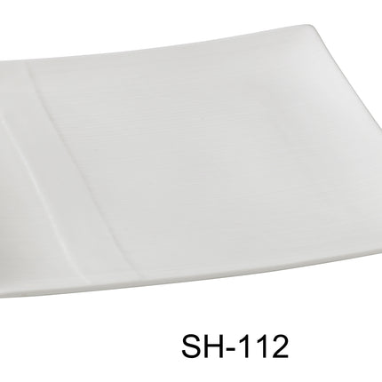 Yanco SH-112 China 12" Square Plate