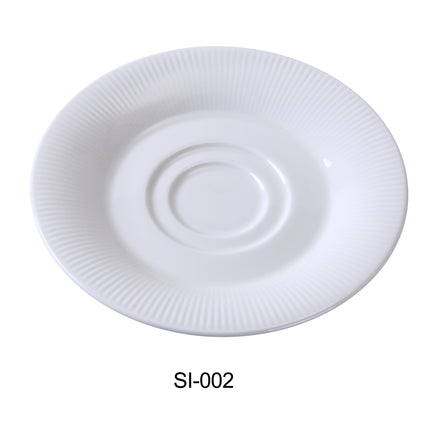 Yanco SI-002 Siena China 6" x 3/4" Saucer