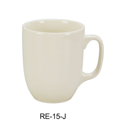 Yanco RE-15-J Recovery China 3 1/2" x 4 1/2" Joy Mug 15 Oz