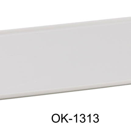 Yanco OK-1313 Melamine 13" x 6 3/4"  Rectangular Display Plate