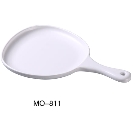 Yanco MO-811 Moderne Melamine 14" x 10" x 1 1/4" Pan Plate With Handle