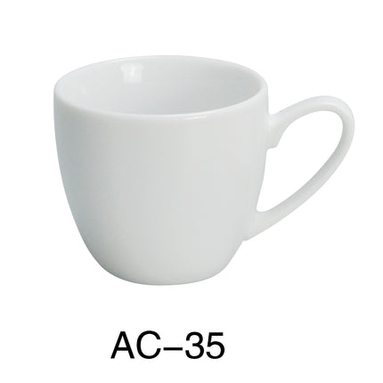 Yanco AC-35 ABCO China 2 1/2" Espresso Cup 3.5 Oz