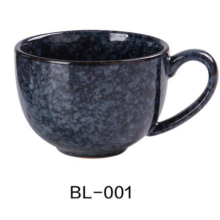 Yanco BL-001 Blue Star China 3-1/2" x 2-1/2" Coffee Cup 8 Oz