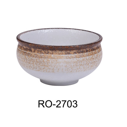 Yanco RO-2703 Rockeye-2 China 4 1/2" x 2 1/2" Onion Soup Crack 10 Oz