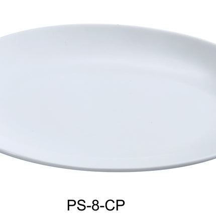 Yanco PS-8-CP China 8" x 5 1/2" Coupe Platter